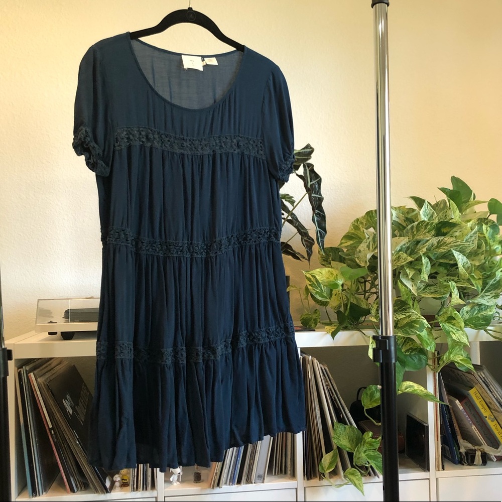 Blue Babydoll Dress